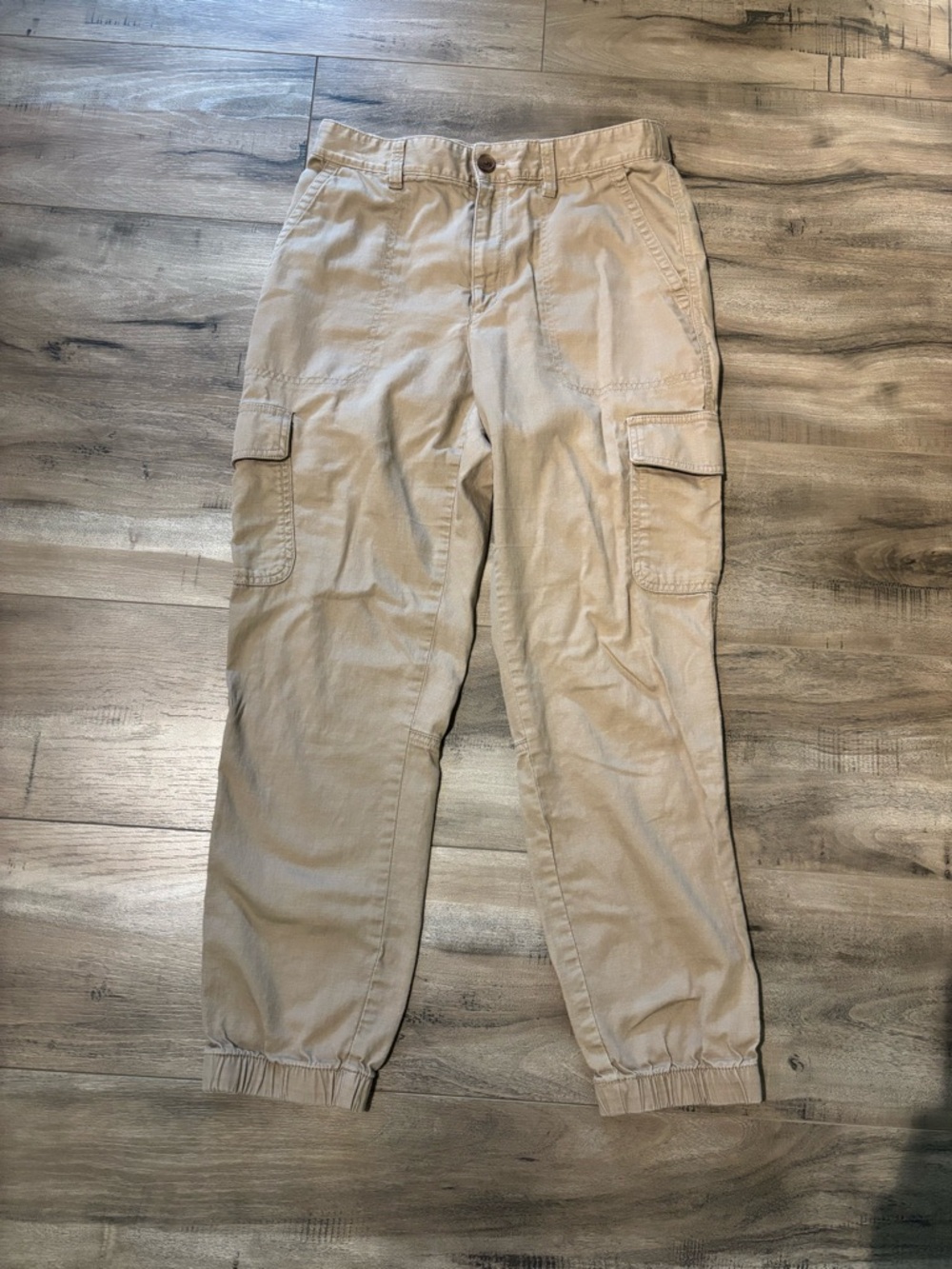 GAP Beige Girlfriend Jogger
